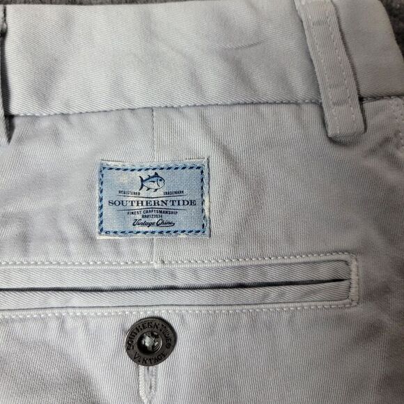Southern Tide Men's Size 32 St 8 Allen Vintage White Chino Golf Short New - Picture 8 of 10